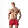 SWEAT IT Back Zip Short Red