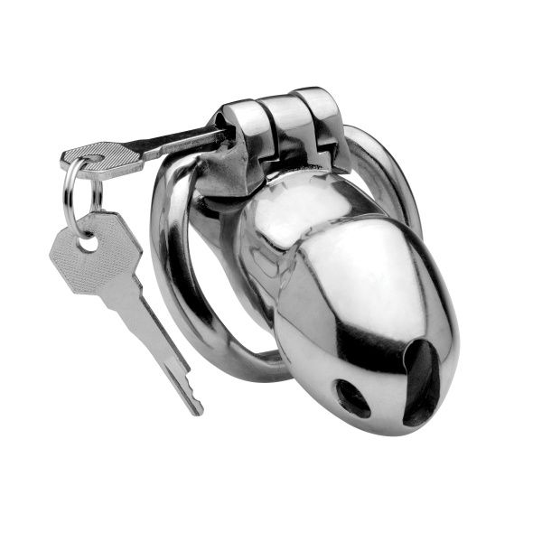 Rikers-Steel Locking Chastity Cage 34826