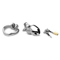 Rikers-Steel Locking Chastity Cage 34828 1