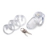 Clear Captor Chastity Cage transparente sans cadenas