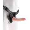 King Cock Strap-On Harness with 7inches Dildo Realistic Light Skin Tone