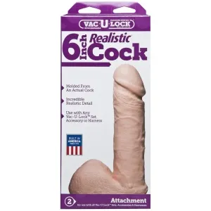 Realistic Dildo Vac U Lock...