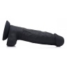 Dildo Power Pecker Silikon 18cm Schwarz