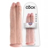 Doppeldildo Two Cocks One Hole 11" 28 cm Teint hell