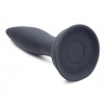 Turbo Ass-Spinner Silicone Anal Plug with Remote Control