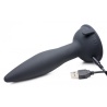 Turbo Ass-Spinner Silicone Anal Plug with Remote Control