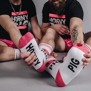 Sk8erboy Horny Pig Socks...