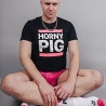 Sk8erboy Horny Pig T-Shirt Black