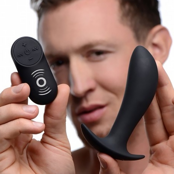 Silicone Prostate Vibrator with Remote Control