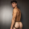 Jockstrap Tight End Swimmer Brown