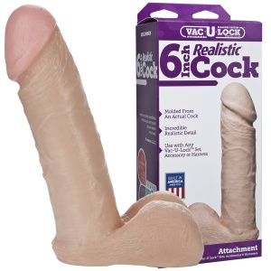 Realistic Dildo Vac U Lock...