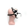 665 Bondage Pup Hood Black/White