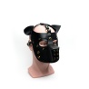 665 Bondage Pup Hood Black/Black