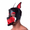 665 Playful Pup Hood Black/Red/White