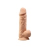 Dildo Realista de Doble Densidad Vibrador N°1 - 21,5 cm con Control Remoto