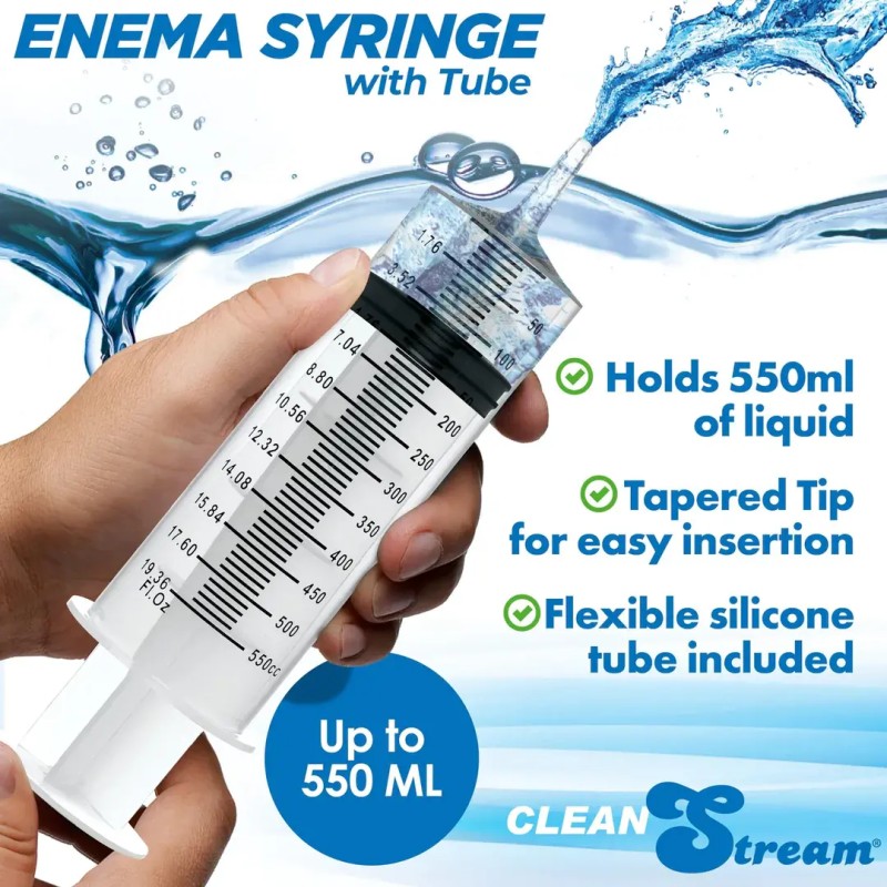 Syringe with tube - 550 ml
