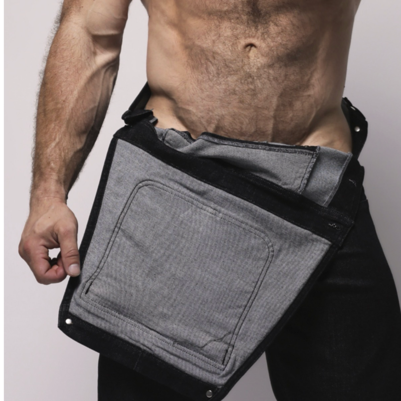 Axel Black denim overalls