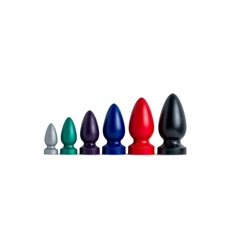 Erotixxxtoys butt plug - medium firm - negro