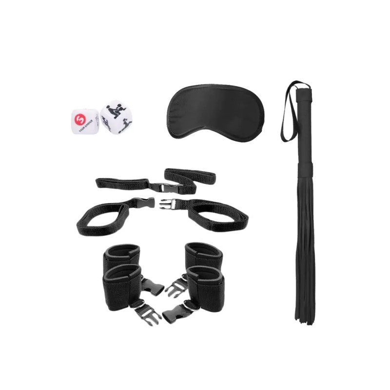 Bed post bindings restraint kit