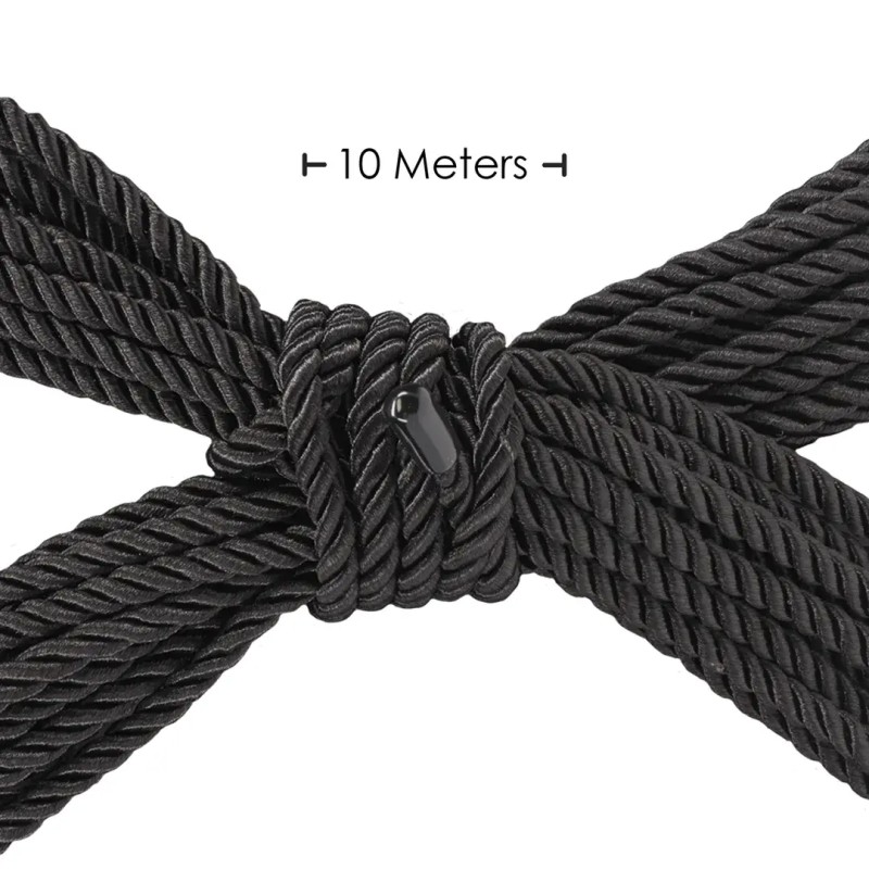 Bondage rope black 10m/32.8ft