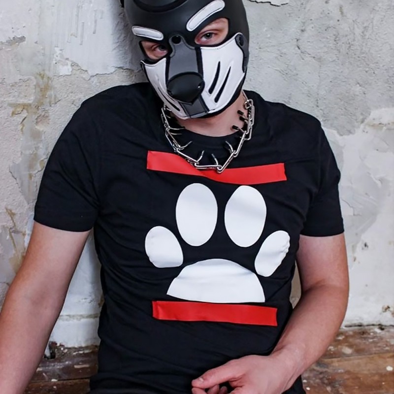Sk8erboy dog paw tshirt black s