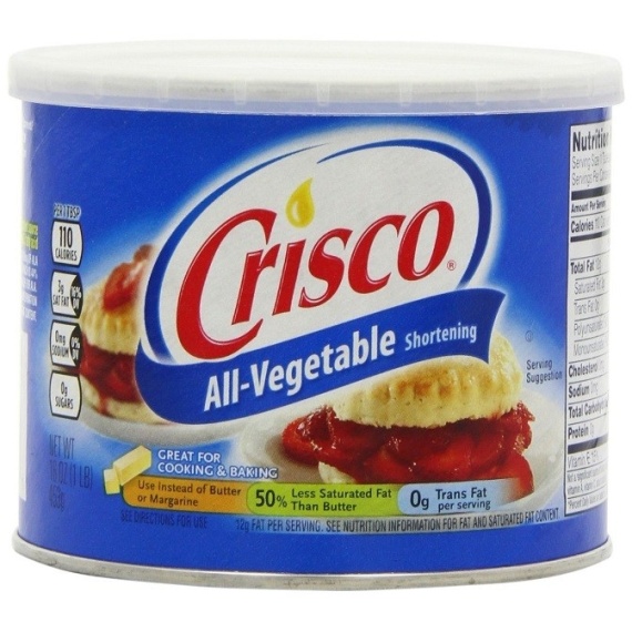 Crisco Vegetable Fat Lubricant 9687