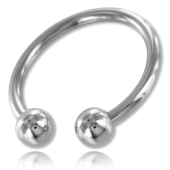 Stainless steel head ring Ze HorseShoe 9770