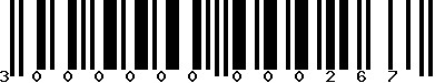EAN-13 : 3000000000267