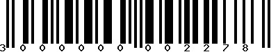 EAN-13 : 3000000002278