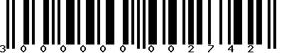 EAN-13 : 3000000002742