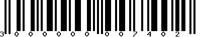 EAN-13 : 3000000007402
