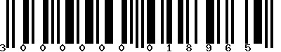 EAN-13 : 3000000018965