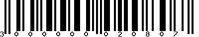 EAN-13 : 3000000020807