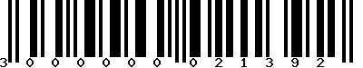 EAN-13 : 3000000021392