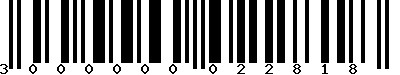 EAN-13 : 3000000022818