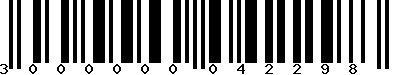 EAN-13 : 3000000042298